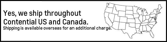 we ship in the contential US and canada